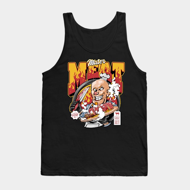 Mr. Meat Tank Top by mmninestd